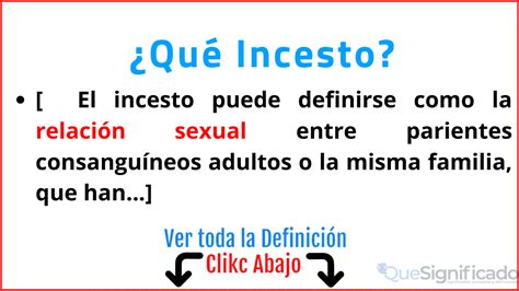 Incesto – Qué es, concepto y definición